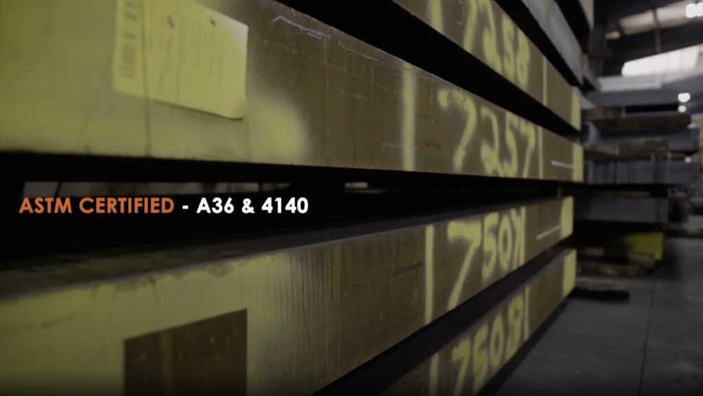 Steel 21 carries ASTM Certified A36 and 4140 Steel Plates (Hot Rolled Steel)